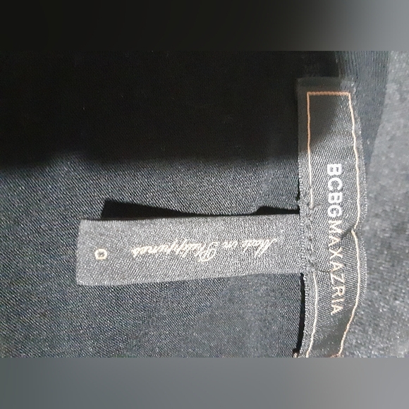 BcbgMaxAziria Women's Body Form Fitting Dress Size 0 Black Goth Whimsical - Picture 6 of 6